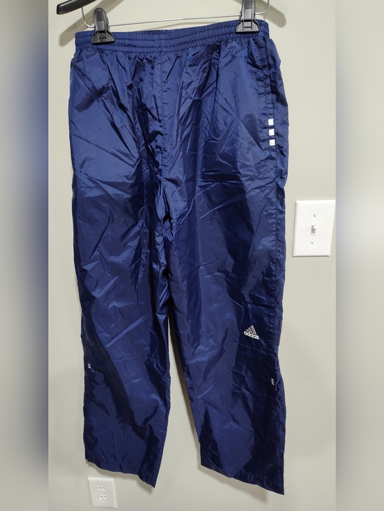 adidas Other - VTG Adidas Windbreaker Track Pants w/Pockets, Mesh-Lined, Men’s M. Blue. 2001